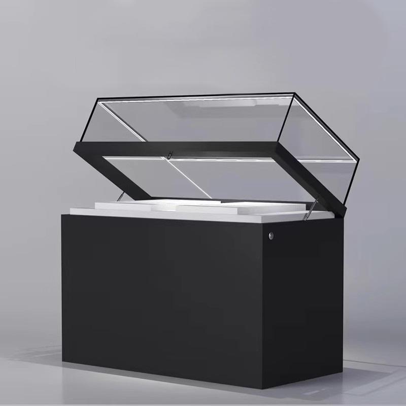 博物馆金属展示柜古董陈列柜玉器文玩收藏品展柜珠宝钢化玻璃展柜