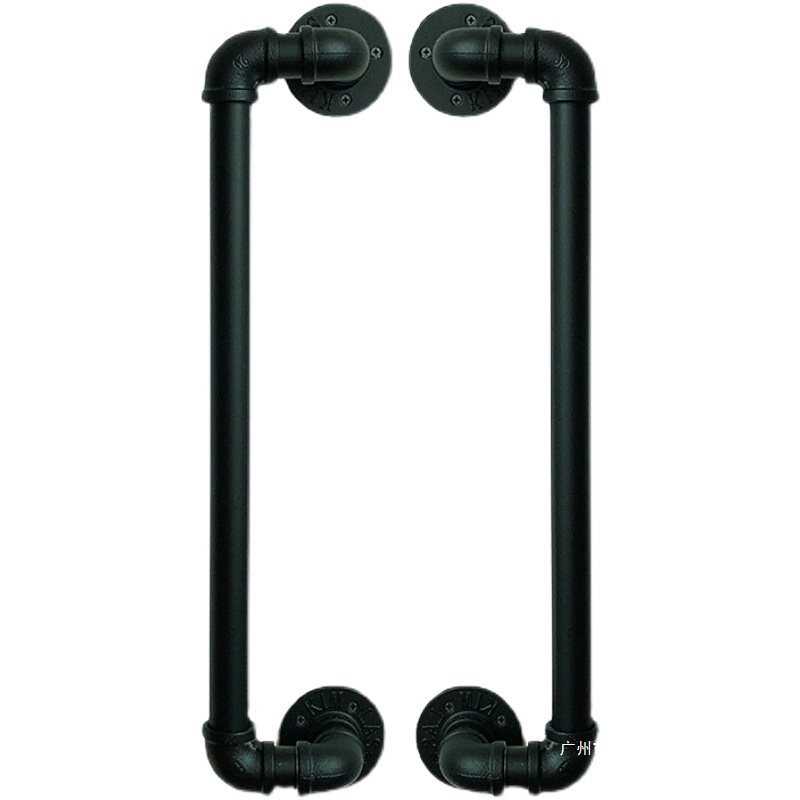 防火门铁门把手门栓餐厅移木门滑推拉门酒吧户外大艺黑色拉手玻璃