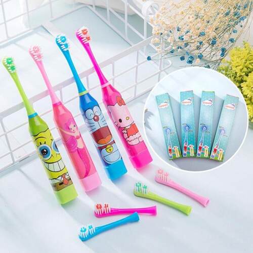 Children's Electric Toothbrush with Cartoon Design, Oral Car