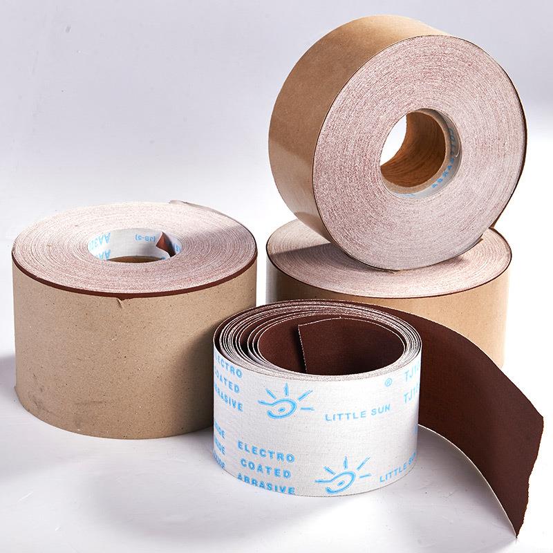 TJ103小太阳手撕砂布卷砂带6寸宽打磨耐磨软布卷