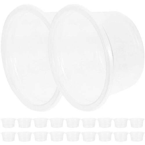 20 Pcs Crested Reptile Water Box Animal Feeder Cups