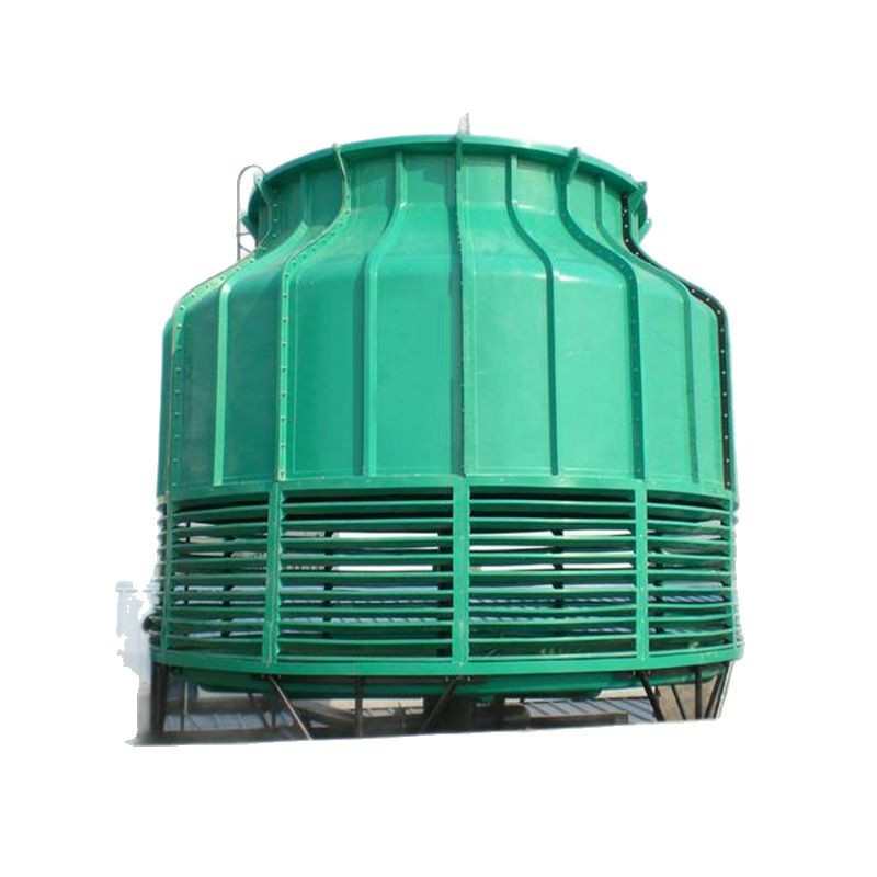 玻璃钢冷却塔冷圆形封闭式冷却水塔工业通用散热冷水塔10T至200吨