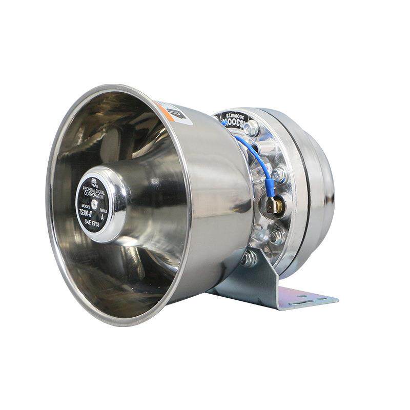 跨境出口车载警报器汽车高音防水喇叭不锈钢低音炮跨境热销