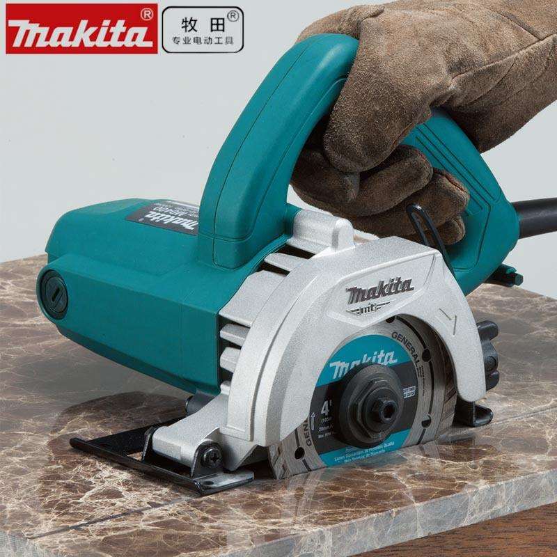 牧田makita云石机M4101B瓷砖5寸家用多功能开槽电动工具切割电锯