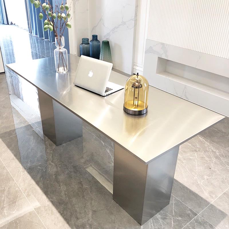 服装店中岛展示台包包架流水台前台中间不锈钢陈列道具饰品展示桌