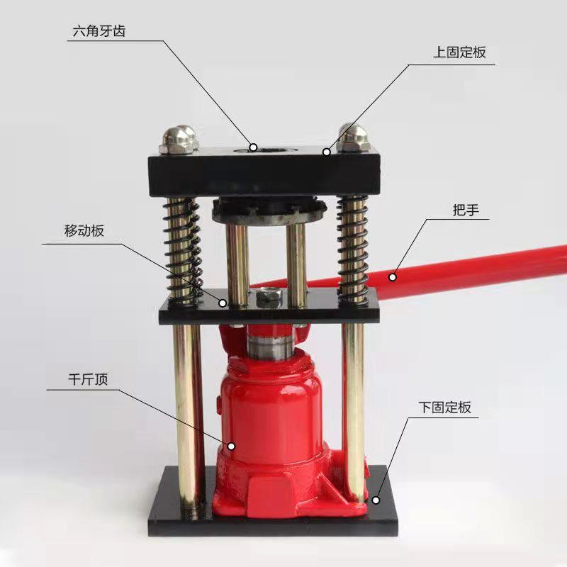 压器小型手动打液压扣管机农用锁高压紧接头KDW胶管管药管扣压机