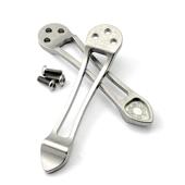 Spyderco蜘蛛C81钛合金夹子一体夹子钛合金蜘蛛刀C223背夹钛配件