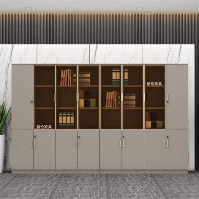 玻璃柜子文简件柜木质资料室矮柜储物柜约代办公档案现高a9600柜