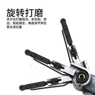 DL709RHM气动砂带机抛光0机风动打磨机研机磨砂轮机10*3-30mm