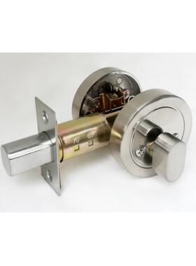 呆单锁家用带匙锌金隐形ZD5601SN门锁可加长舌木门通暗用型隐形合