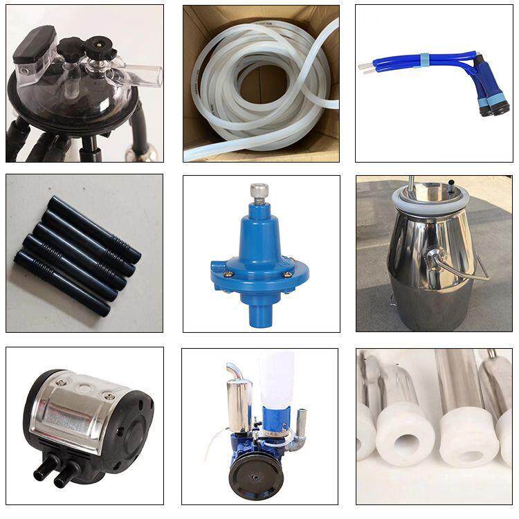 奶山羊挤奶机新款无油一QSS吸体式电动大型手动器奶桶双桶单可出