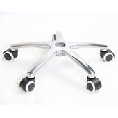 铝合金五星脚转椅配件椅子支架加厚转椅底盘电脑椅底座椅子配媛洛