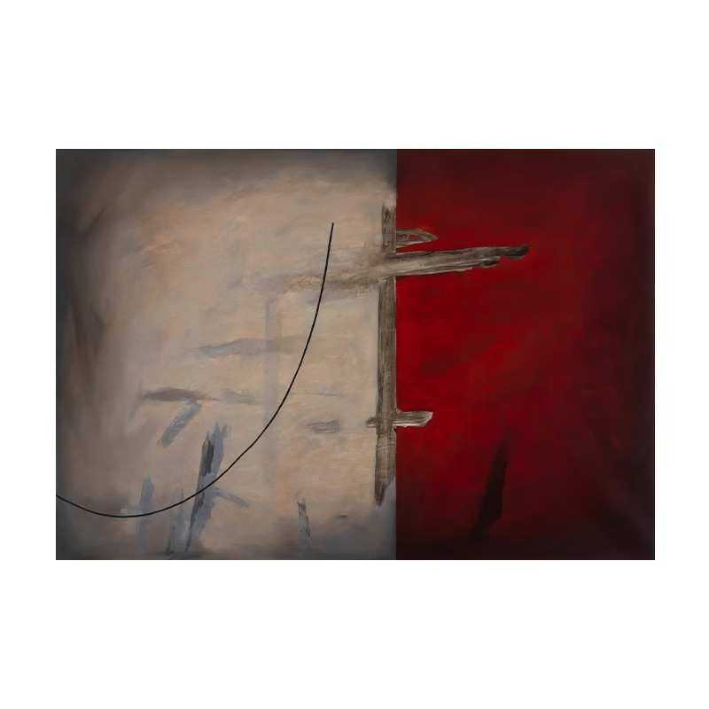 法式中古风客厅沙发后装饰画高级感餐厅背景墙挂画纯手绘油画抽象,家居饰品,现代装饰画,淘宝优惠券,粉丝福利购,淘宝优惠卷