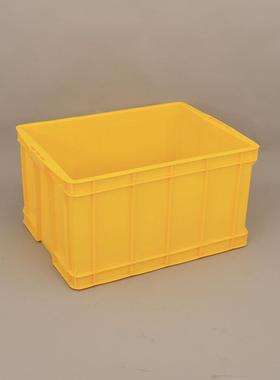 常州如型号700箱-顺长390黄色转带盖LJN塑料周箱方形养鱼养龟箱