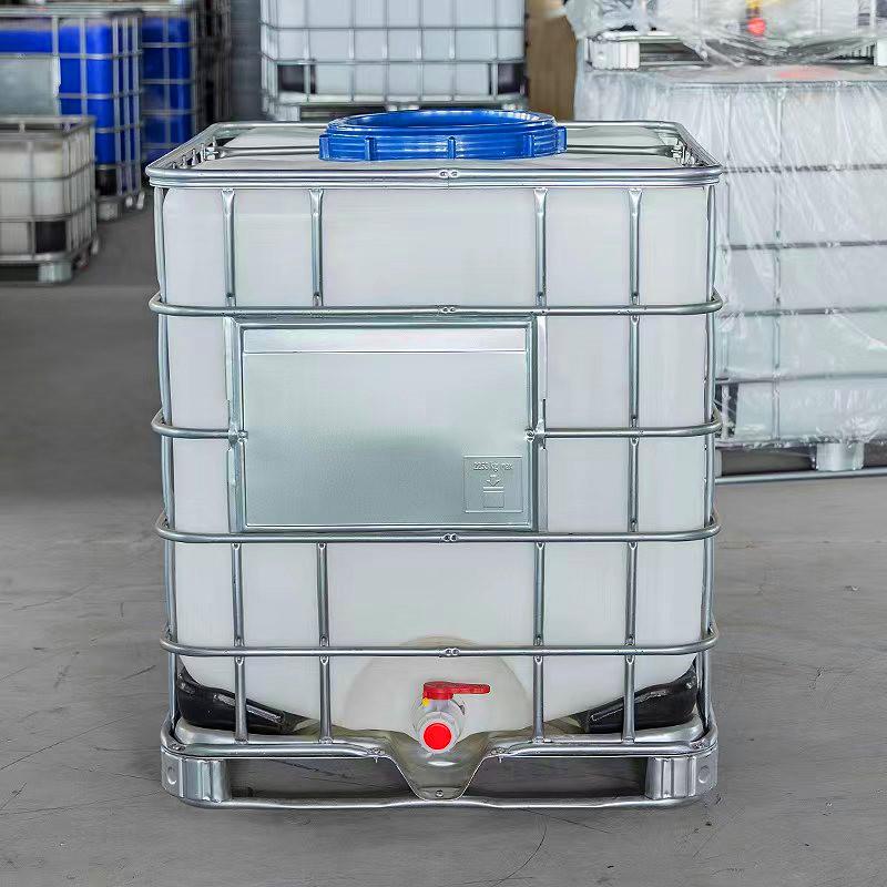 斜底吨桶塑料大口1000升方桶ibc吨桶排料干净包装桶储存桶水箱