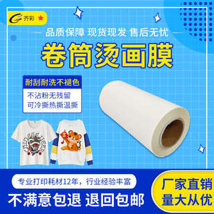 现货白墨PET膜柯氏烫画膜热转印膜30 70cm抖粉PET转印膜