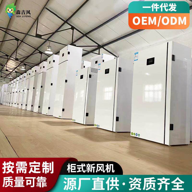 壁挂式校园新风机家用卧室办公室空气消毒机可移动除甲醛净化器