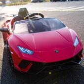 高档兰跑博基尼儿童坐电动车遥控四轮玩汽车可人宝宝婴儿车子具网