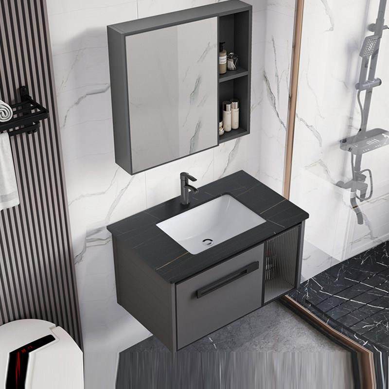 太空铝浴室柜岩板小户型浴柜洗漱台陶瓷一体洗脸盆洗手盆柜组合,家装主材,浴室柜组合,淘宝优惠券,粉丝福利购,淘宝优惠卷