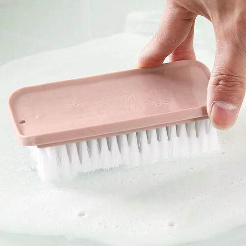 Large Soft Bristle Laundry Brush, Plastic Board Brush for Cl