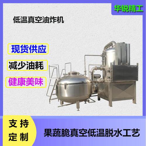 全自器XFF动菇真空低油炸机温果蔬油炸机马铃薯片油炸加工设香备
