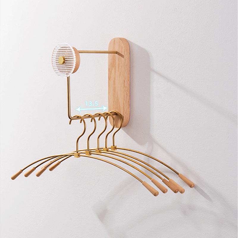 家用放凉晾衣架收纳架整理壁挂式免打孔神器阳台墙上卧室衣柜架子