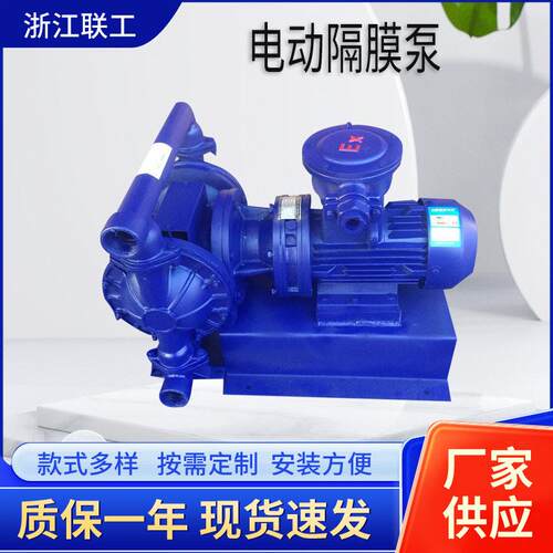 DBY电动隔膜泵工程塑料电动隔膜泵不锈钢铝合金衬氟卧式电动