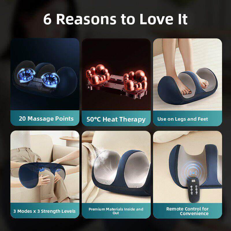 佳仁小腿部按摩器全自动揉捏按足底按摩器足疗机美腿肌肉按摩仪