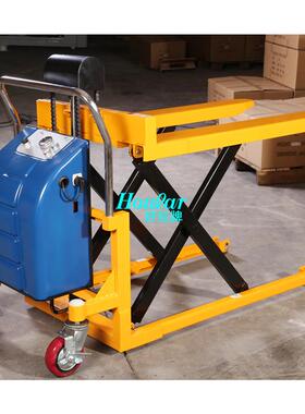 GSD1式000手动剪式高行程搬车ESGD电动液压升运高叉车脚踏升降车