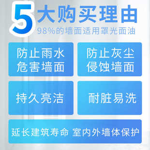 防尘清漆光墙面水性油漆哑油亮光光厂家漆防水透明保护室内外直供