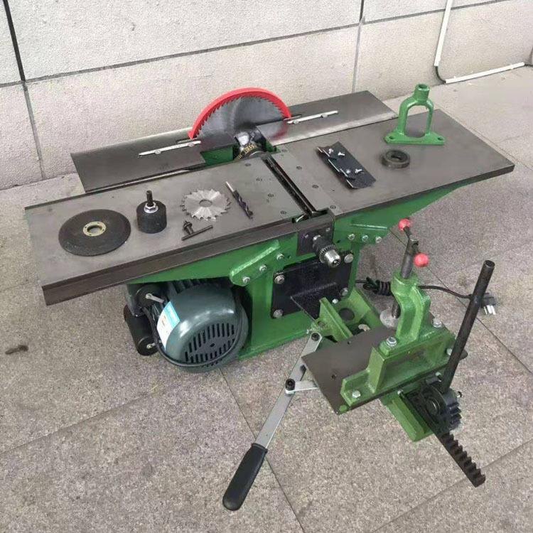 电动小型台刨机 多功能木工三合一刨床 392E组合机床
