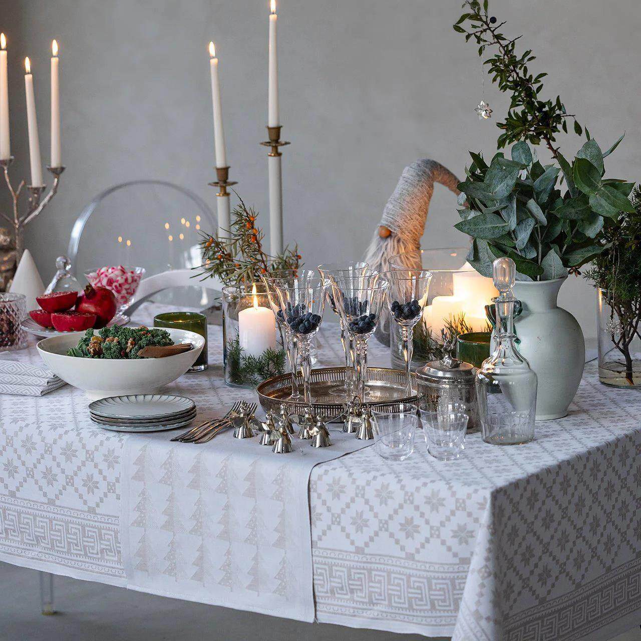 Ekelund欧式棉亚麻桌布北欧皇室高级感餐桌桌布氛围感西餐厅桌布