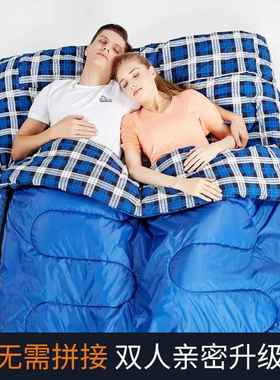 公1765狼户外季成露营睡人袋隔脏旅行内胆冬被子野营便收纳双人睡