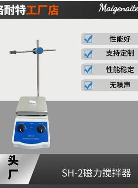 实验室加热磁力搅拌器恒温磁力搅拌机SH-2