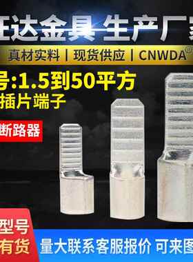 C45插片紫铜接线 线端子 2.5 4 6 10 16 25平方空开 DZ47断路器小