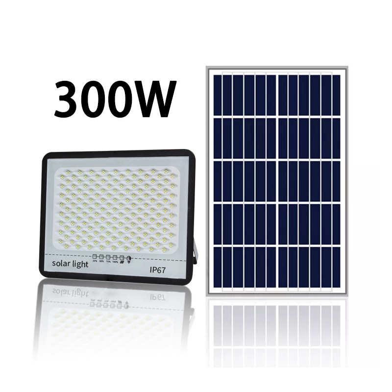 户外太阳能投光灯led庭院灯室外路灯防水新农村超亮照明大500W