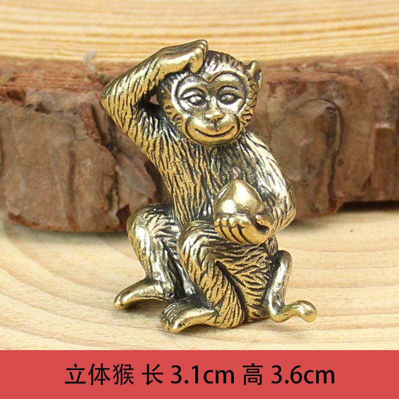 复古黄铜十二生肖摆件全套狗鼠铜牛鸡蛇马虎兔龙羊猴猪如意工艺礼