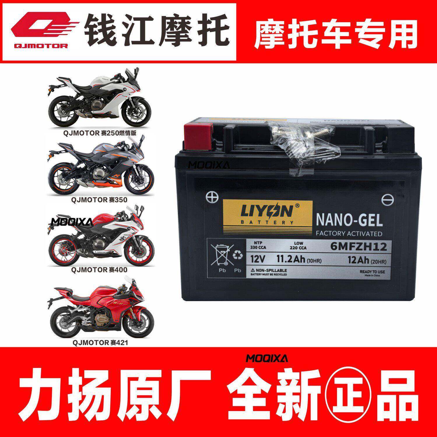 钱江赛150赛250赛550S赛600赛800赛921鸿250追600骁750闪300电瓶图片