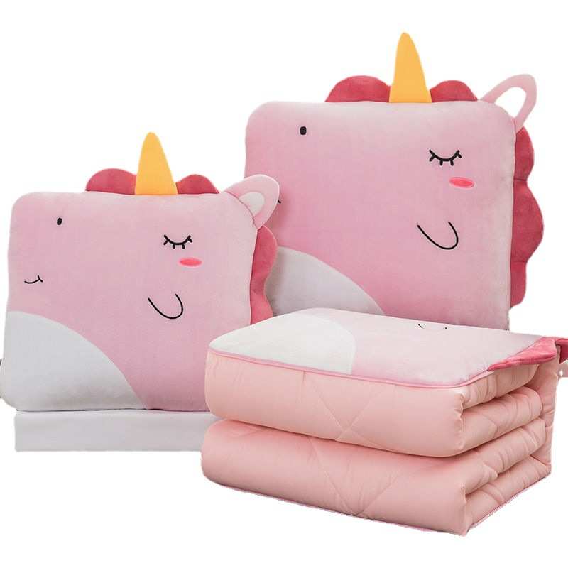 抱枕毯子二合一被子两用四季通用夏季折叠车用枕头办公室午睡靠枕