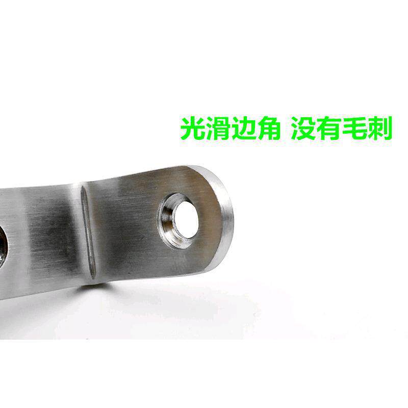 不锈钢角码角铁固定支架三角铁90度直角家具配件五金连接件层板拖