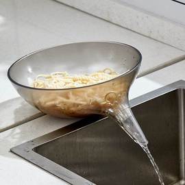 多功能沥水碗家用厨房洗菜盆沥水，篮塑料收纳水果盘创意沥水篮