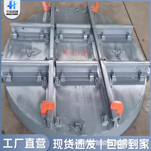 矿用重型道岔转盘600轨距十字形矿井可旋转轨道30KG矿车转弯转盘
