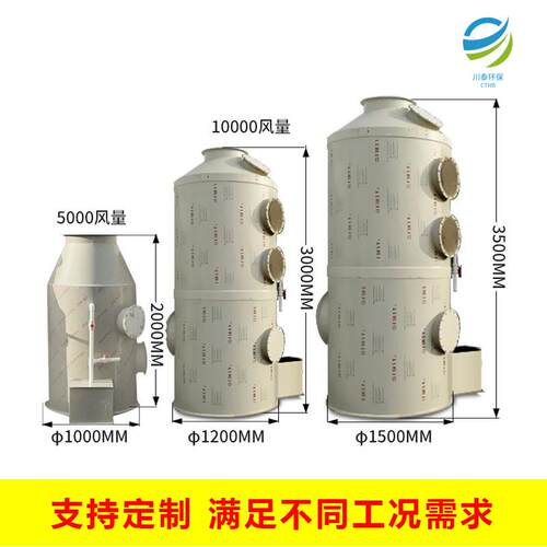 厂家CT-PL-5气锈直供P喷P淋塔洗涤塔玻璃钢不钢旋流塔废处理废气