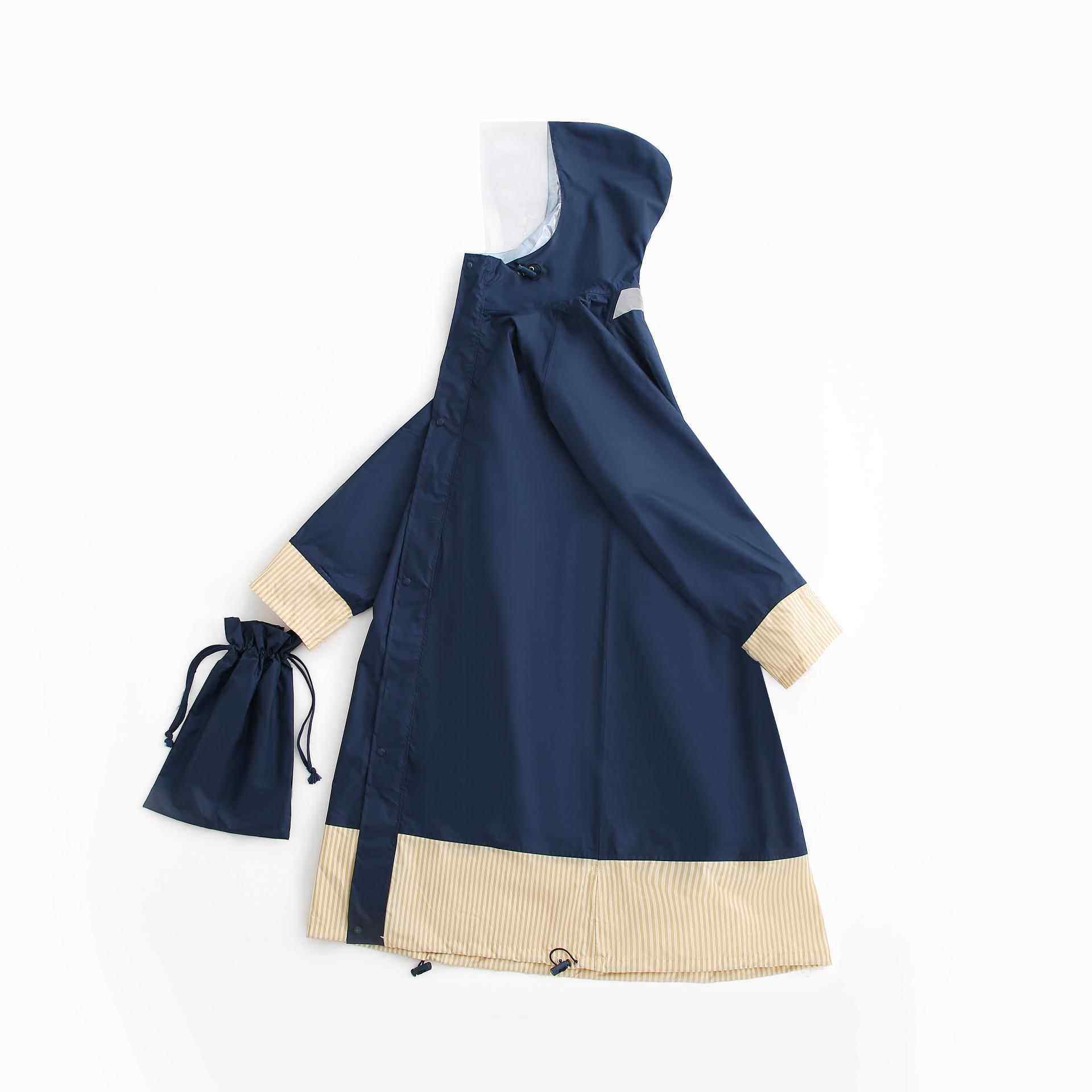 出口日系清新时尚成人雨衣户外旅游长版徒步自行车雨披可防大暴雨