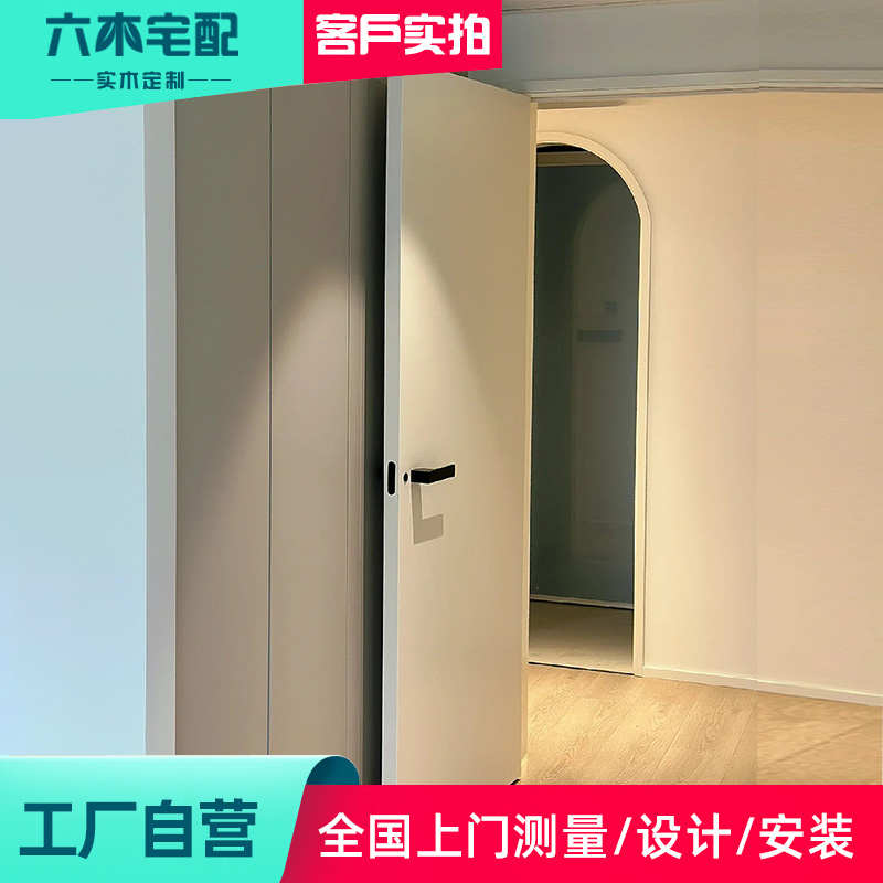 卧室门实木复合烤漆门套装门家用现代简约北欧风房间门轻奢木门