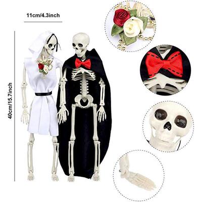 Halloween skeleton 60cm artificial human plastic skeleton