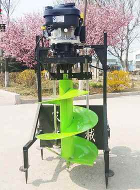 手扶式脚踩式打地钻挖坑PZX机农用果施肥打园钻洞栽植树桩打钻孔