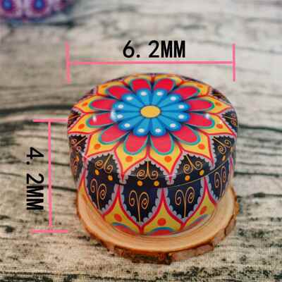 Smokeless Tin Scented Candle Soy Wax Dried Flowers Incense