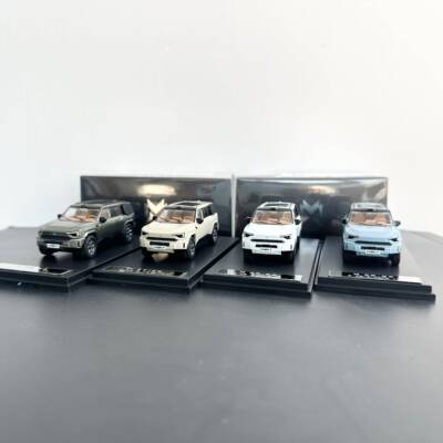 1:64 原厂 猛士M817 M917 车模越野吉普车合金彷真汽车模型