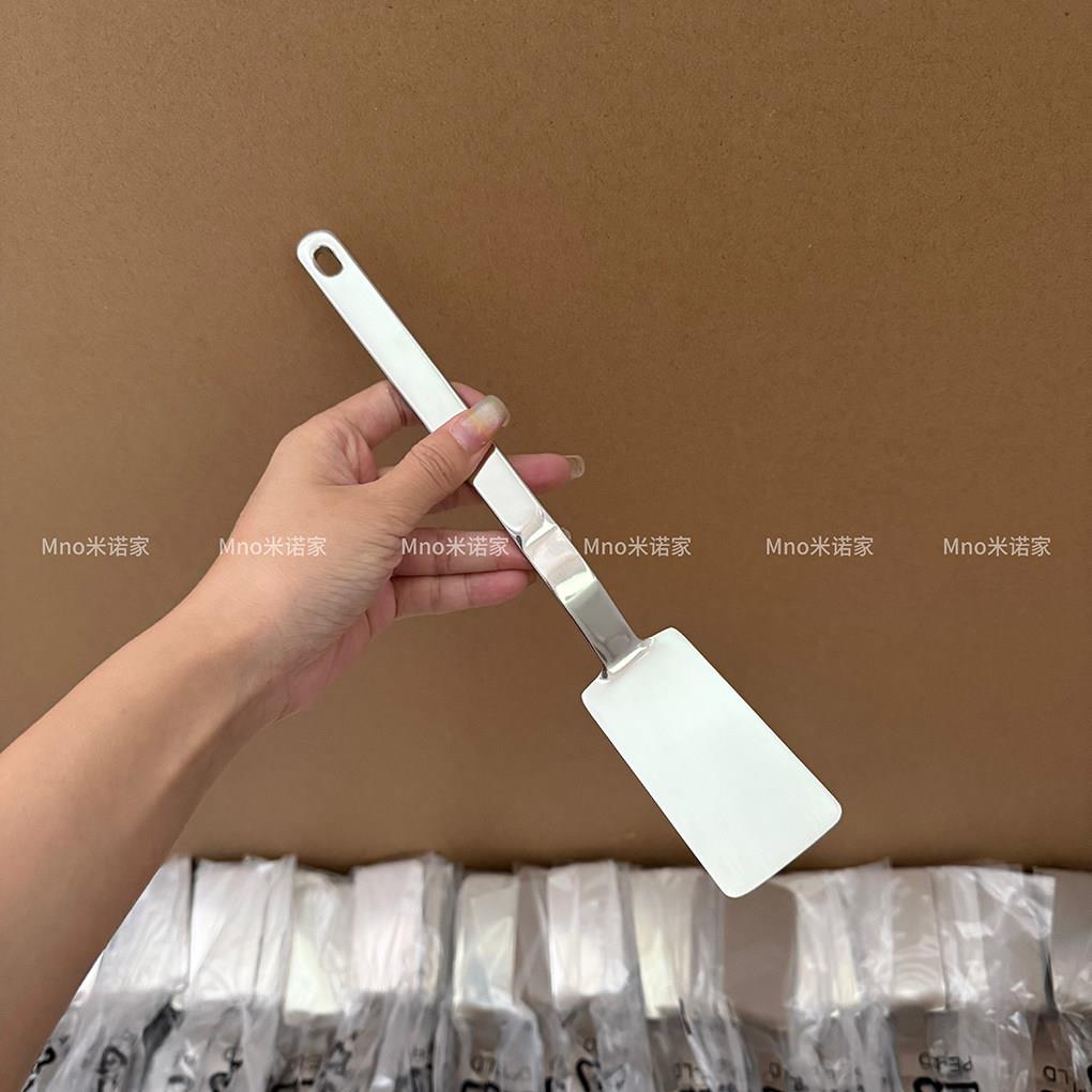 米诺家304不锈钢煎铲烙饼专用煎锅铲家用煎饼铲子铁板烧平铲